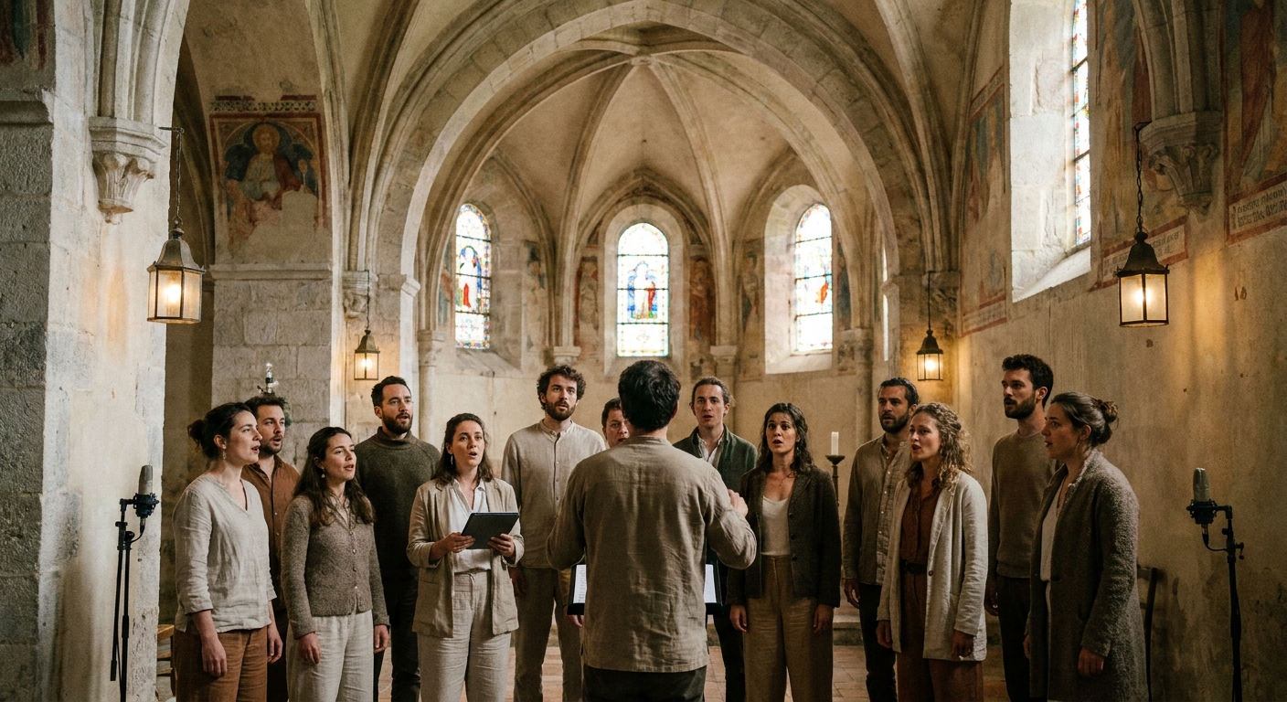 Quand la musique vocale contemporaine résonne dans nos monuments : L'expérience unique des Voix du Prieuré dans le Prieuré de Bourget-du-Lac